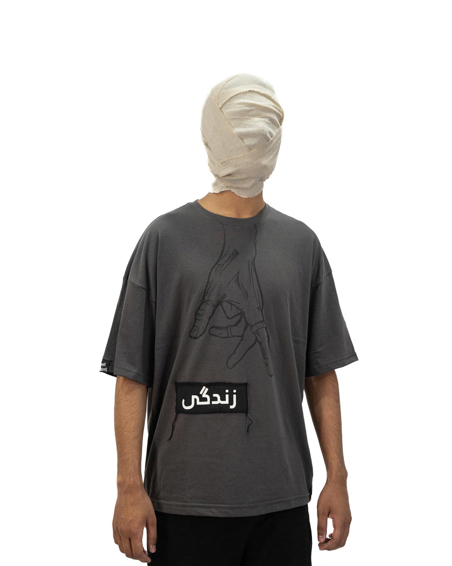 Zindagi - Oversized Graphic T-shirt